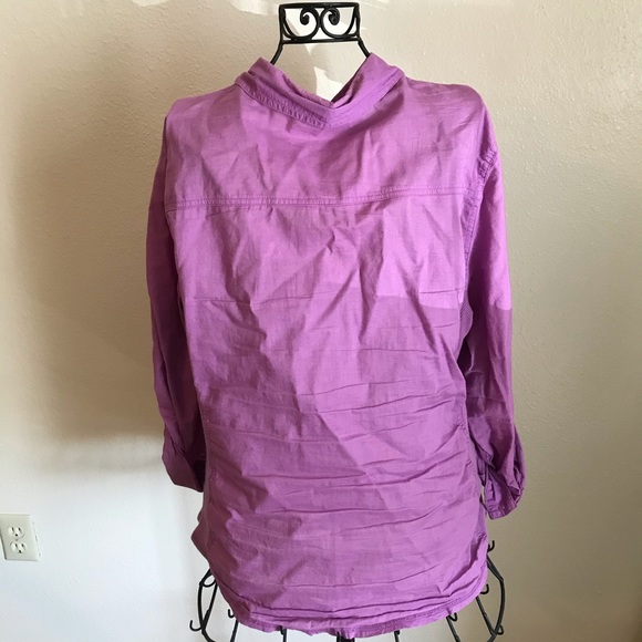 Purple button down shirt - Picture 2 of 2